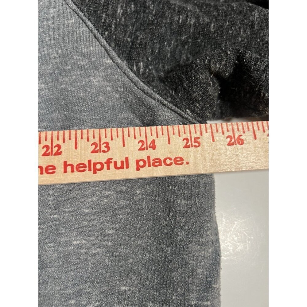 Jerzees gray colorblock hoodie Pine Trees glitter graphic 2XL outdoor comfy - Picture 6 of 9